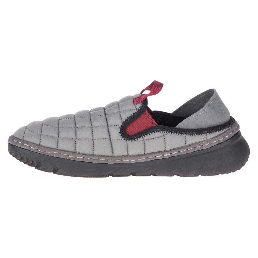 Chaussure Casual Merrell Hut Moc Grise Femme | Q.X.FBZF